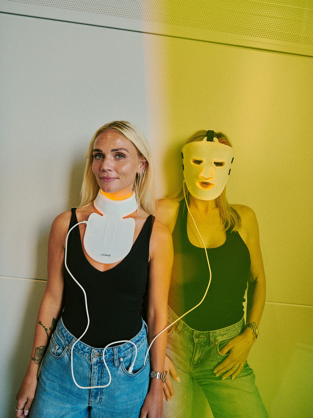 Lomé LED facial Sculpt & Glow Mask + Veil Serum