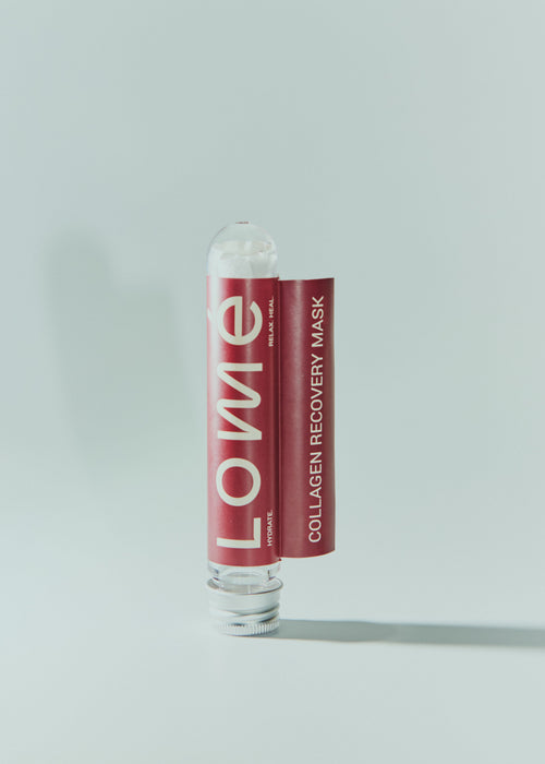 Lomé Collagen Recovery Mask med kollagen og hyaluronsyre til hydrering