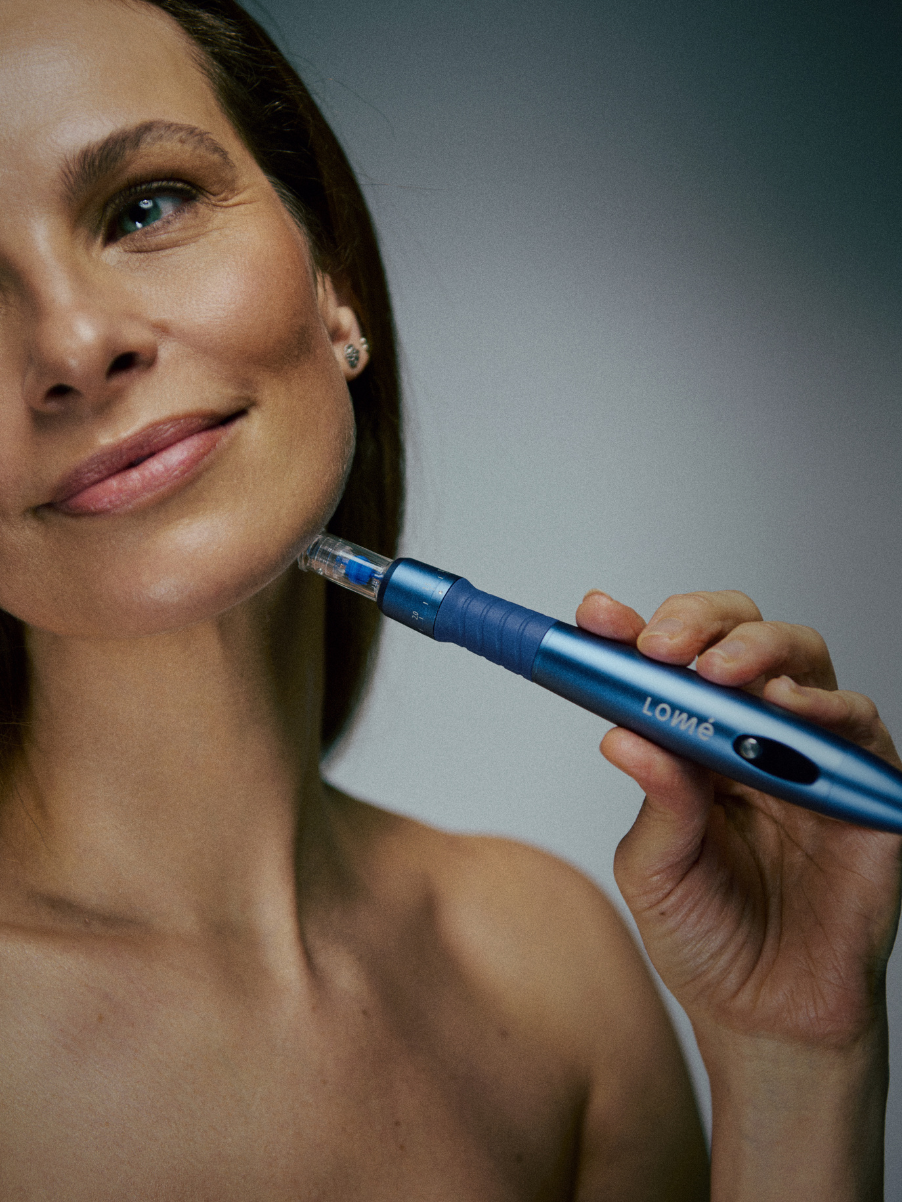 Lomé Derma Fusion Pen med præcis behandling af fine linjer og hudtekstur