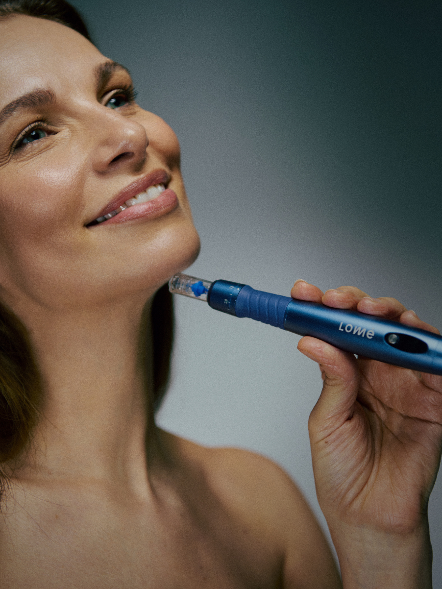 Lomé Derma Fusion Pen til hjemmebehandling med professionel hudplejeteknologi