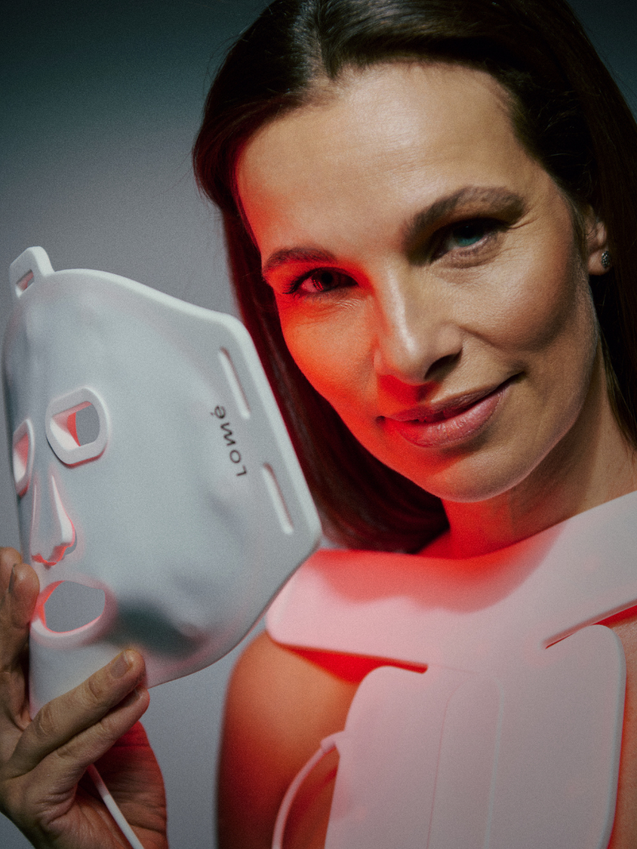 Lomé LED maske til ansigt og hals med near infrared og LED teknologi