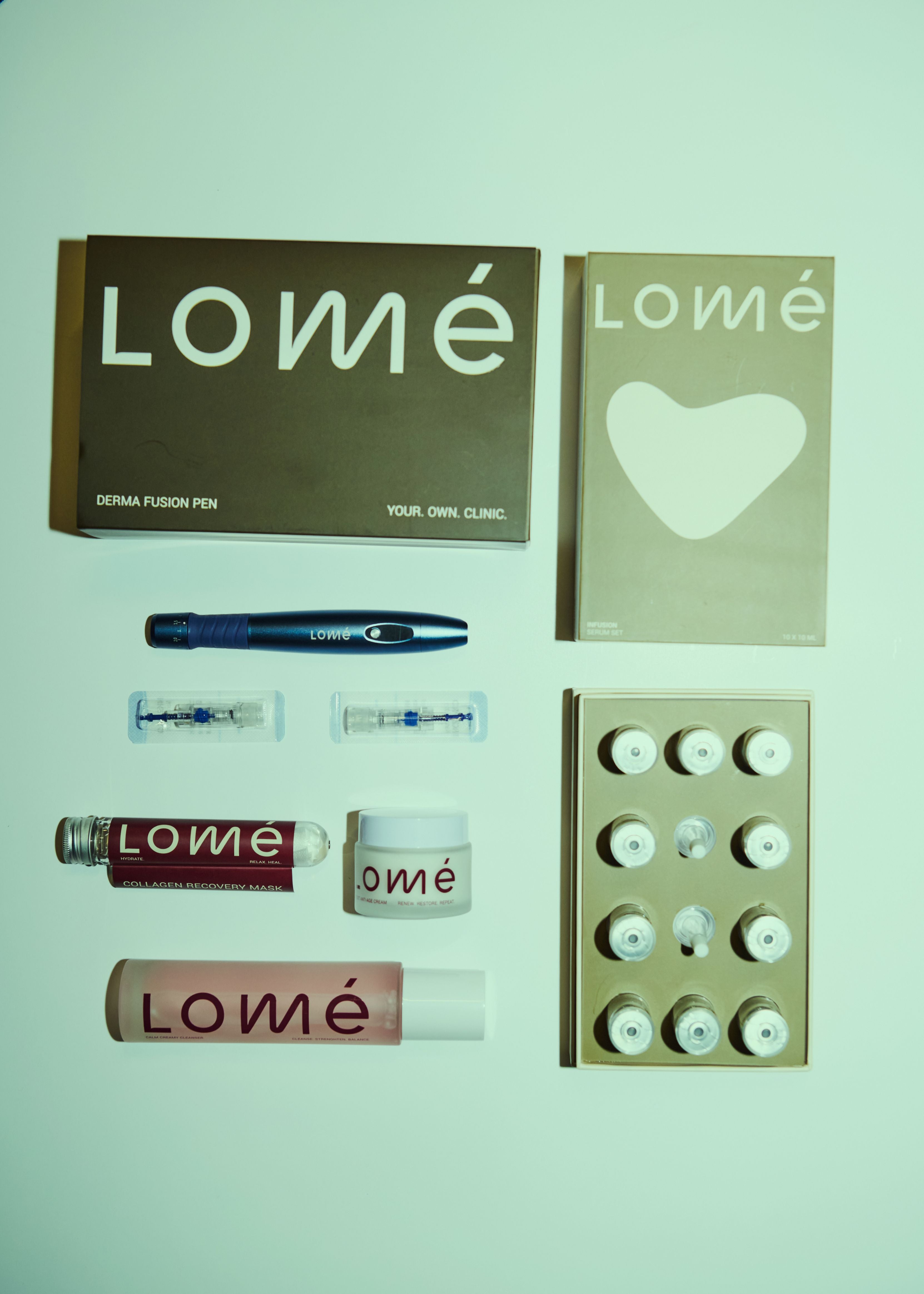 Lomé Renewal System med Derma Fusion Pen til hudfornyelse og glød